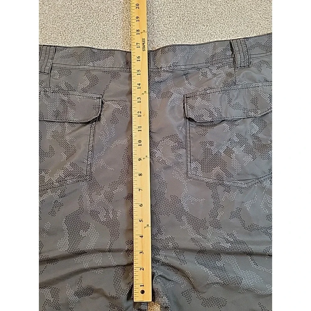 Plugg Cargo Pocket Camouflage Mens Size 46 Polyester Board Swim Shorts Trunks‎